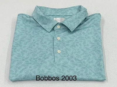 Greg Norman Men's ML75 Short Sleeve 3 Buttons Shirt, Green, Size XXL - Image 1 of 4