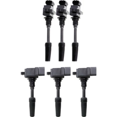 Ignition Coils Set of 6 Front and Rear Fits Nissan Maxima INFINITI I30 1996-1999 Foto 1 de 4
