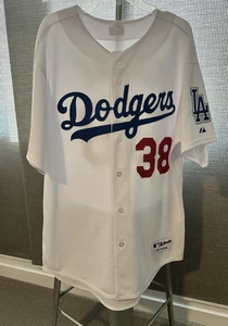 Majestic Authentic Eric Gagne Los Angeles Dodgers Home White Jersey Size 52 - Picture 1 of 9