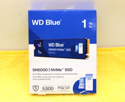 WD BLUE SN5000 NVMe PCle4.0 1TB SSD / NEW, FREE SHIPP. - Image 1 of 4