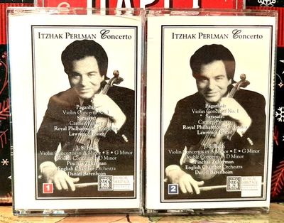 ITZHAK PERLMAN / CONCERTO 2-CASSETTE SET ~ ZUCKERMAN & ENGLISH CHAMBER ORCHESTRA - Image 1 of 2