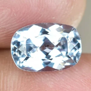 Natural Greenish Tanzanite 4.05 Ct Certified Cushion Loose Gemstone - Picture 1 of 6