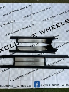 Brabus Mercedes W220 S500 Left & Right Side Door Step Sill Sills Set Super Rare - Picture 1 of 19