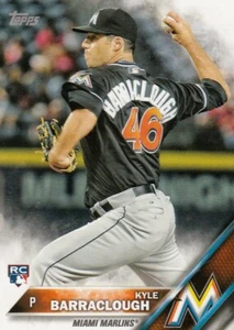 Lot of (10) 2016 Topps Mini KYLE BARRACLOUGH Rookie Card SP/1000 #519 Marlins - Picture 1 of 1