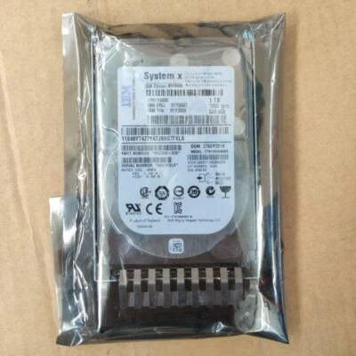 IBM 81Y9690 1TB 7.2K 6Gbps SAS 2.5" SFF HDD 81Y9691 81Y3820 Hard Disk - Image 1 of 3
