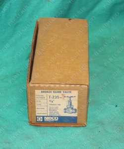 NIBCO T-235-Y 3/8" Bronze Globe Valve Threaded End .375 NEW - Picture 1 of 3