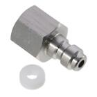 2Pcs Stainless Steel 8Mm Quick-Disconnect Plug Adapter 1/8" Bspp  Accurately