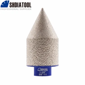 1-3/8" Diamond Chamfering Bit Ceramic Tile Beveling Hole Finger Bit 35mm Cutter - Picture 1 of 9