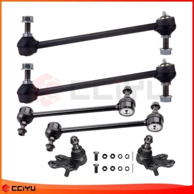 Set Of 6 For 2001-2007 Toyota Highlander Front Rear Ball Joint Sway Bar End Link - Image 1 of 4
