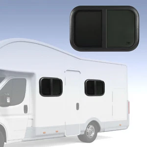 ✈for 26‑31mm Wall Thickness Horizontal Sliding RV Window 27.6 X 17.7in Black UV - Photo 1 sur 12