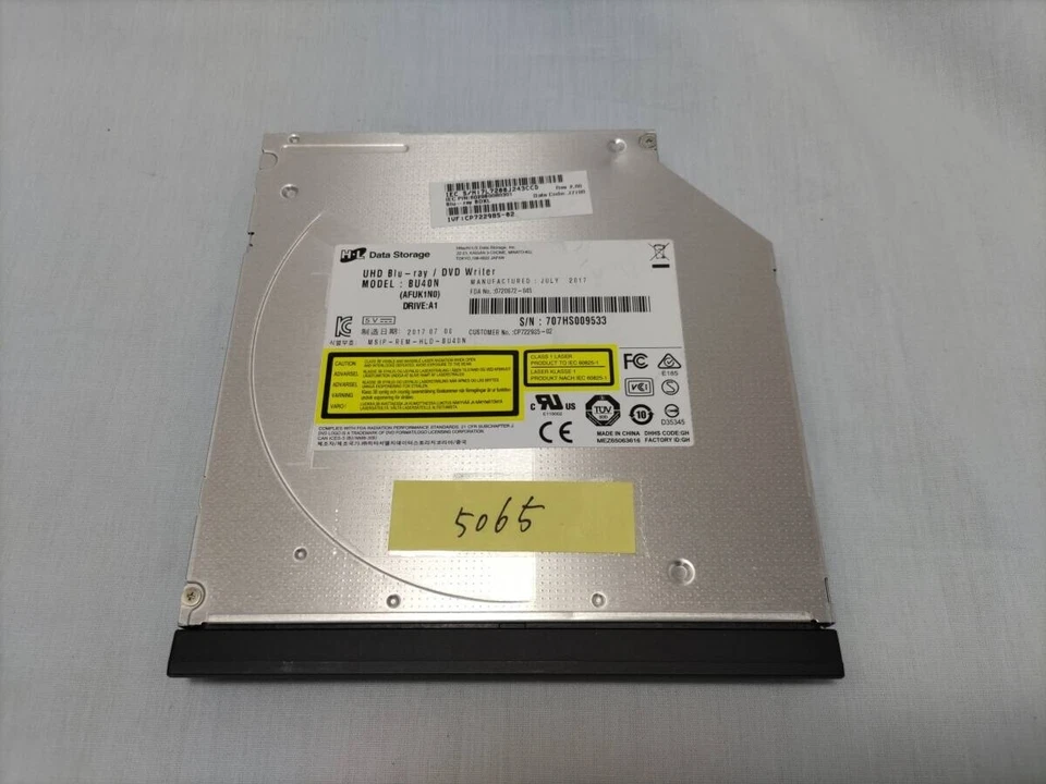 LG BU40N Ultra Slim Blu-ray DVD BDXL SATA Drive Used Compact Optical Tested JP - Image 1 of 3