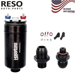 380LPH Inline External Fuel Pump E85 W/10AN 8AN Fittings For 044 Style Gasoline - Picture 1 of 12