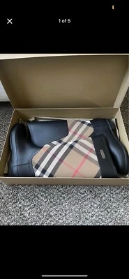 Auténticas botas de lluvia Burberry Foto 1 de 4