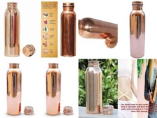 Set of 20 Indian Hammered Traditional Pure Copper Water Bottle for Health 900 Ml