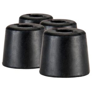 Four Pack Penn Elcom 9105 Rubber Cabinet Foot 1" Dia. x 0.85" H Heavy-duty - Picture 1 of 4