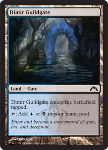 4x Dimir Guildgate ~ Near Mint Gatecrash MTG Magic x4 4 UltimateMTG Playset Land - Image 1 of 1
