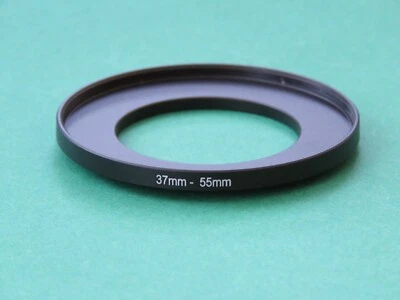 37mm-55mm Stepping Step Up Male-Female Filter Ring Adapter 37mm-55mm  - Image 1 of 2