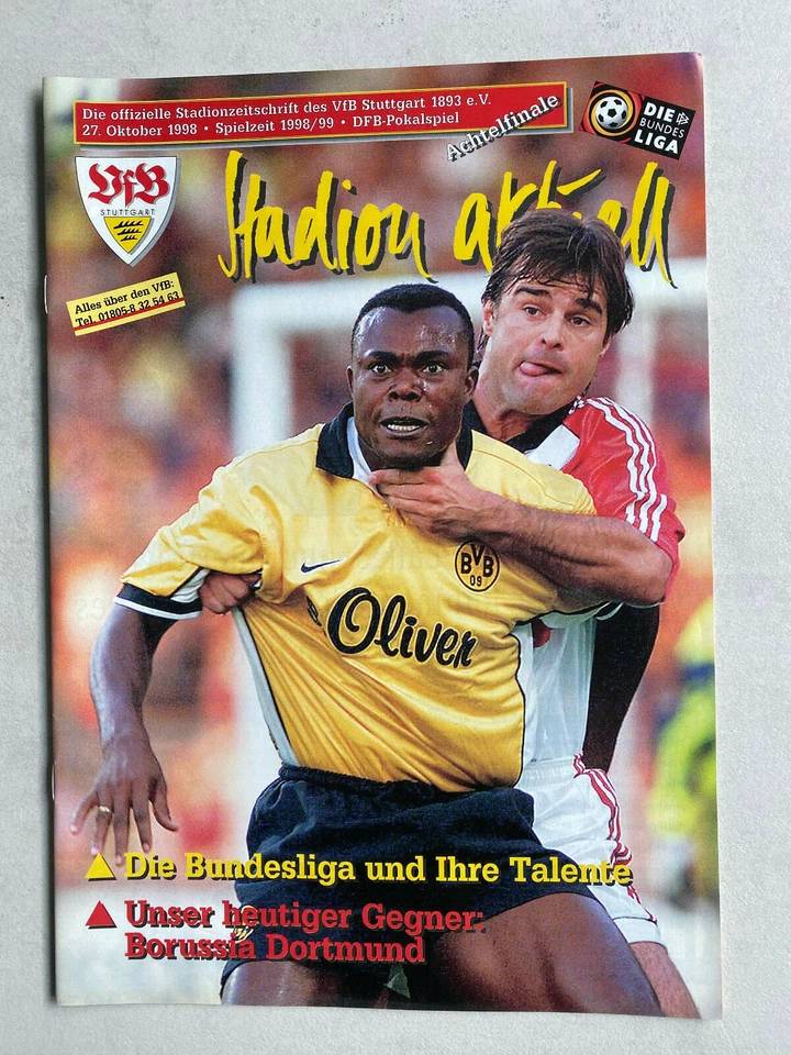 DFB-Pokal 98/99 VfB Stuttgart - Borussia Dortmund, 27.10.1998 - Bild 1 von 1