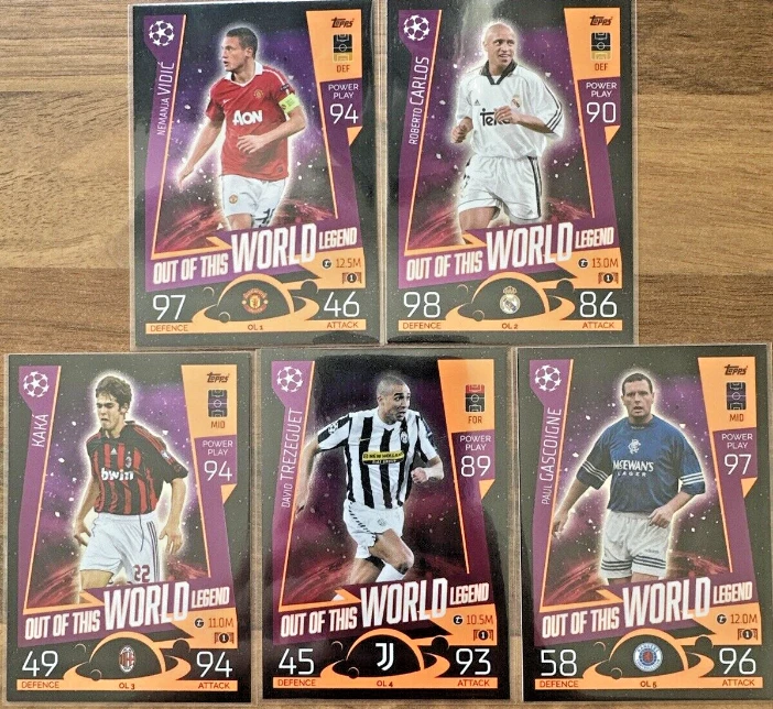 MATCH ATTAX EXTRA 2022/23 OUT OF THIS WORLD LEGEND CARDS OL1-OL5 - Image 1 of 1