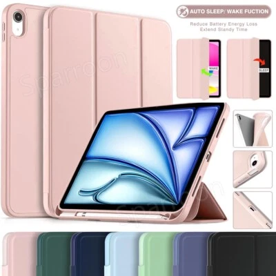 For iPad 10/9/8/7th Air 6 5 4 Pro 11 12.9 13 2024 Tablet Flip Leather Case Cover - Image 1 of 4