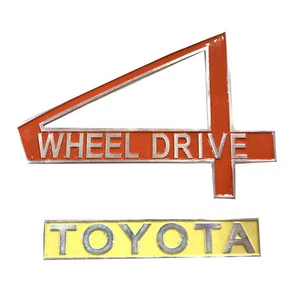 Se adapta a Toyota Land Cruiser FJ55 emblema de cola producto de repuesto (naranja) - Imagen 1 de 4