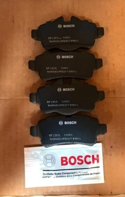 Juego de pastillas de freno de disco trasero Bosch - # 34 21 6 778 327 / BP1309 - Se adapta a Mini Cooper Foto 1 de 4