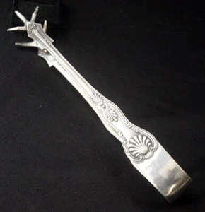 COOPER BROS & Sons Silverplate ENGLISH KING Serving Tongs - Picture 1 of 5
