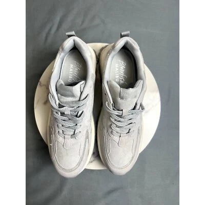 Zapatilla deportiva retro Blowfish Malibu para mujer Leo gris + plateada tacón grueso talla 11: nueva sin caja Foto 1 de 4