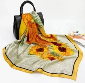 VINCENT VAN GOGH-Silk scarf  - Picture 1 of 3