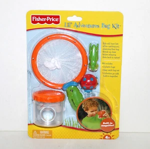 Fisher Price Lil Adventures Bug Kit Mattel 2009 jardín patio juego caja abierta - Imagen 1 de 6