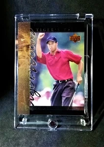 TIGER WOODS 2001 UPPER DECK TIGERS TALES #11 ROOKIE INSERT - HIGH GRADE - Picture 1 of 3