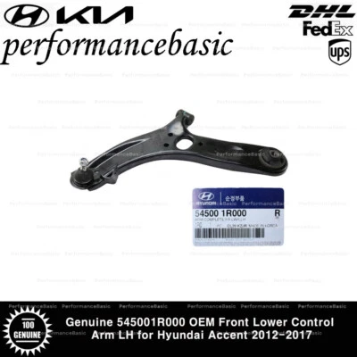 Brazo de control inferior delantero derecho genuino 545001R000 OEM para Hyundai Accent 2012-2017 Foto 1 de 2