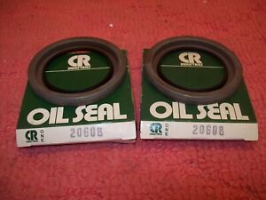 Lot of 2! Genuine CR Industries Chicago Rawhide SKF oil seal 20608 NOS,Free ship