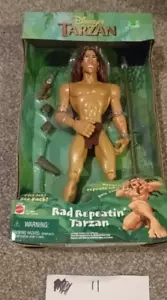 Figura de acción rara Wan*ing Disney Tarzán Rad Repeatin' Figura Disney 1999 en caja - Imagen 1 de 3