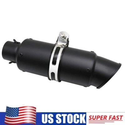 Racing Motorcycle 51mm Slip-On Exhaust Muffler Pipe For Honda Suzuki Yamaha BMW - Image 1 of 4