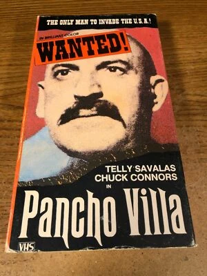 Pancho Villa VHS VCR Video Tape Used Telly Savalas  Chuck Conners  - Image 1 of 4