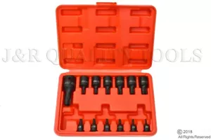 13PC IMPACT STAR TORX TORK SOCKET TAMPER RESISTANT PROOF DRIVER TOOL SET BIT KIT - Picture 1 of 2