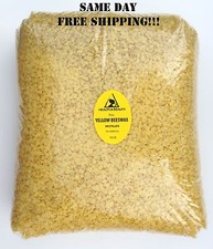 YELLOW BEESWAX BEES WAX ORGANIC PASTILLES BEADS PREMIUM 10 LB