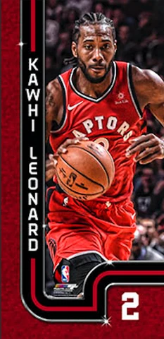 Kawhi Leonard Toronto Raptors 6.75" x 13" Mini Glass Front Frame NBA Basketball Cover