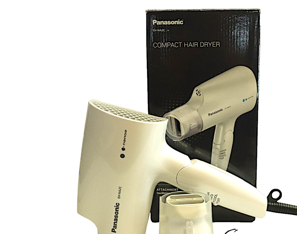 Panasonic NanoE 1400W Salon Hair Dryer - White (EH-NA2C-W) - Image 1 of 1