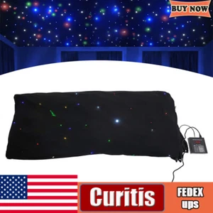 Star Curtain Cloth 13x13FT Wedding Stage Backdrop Birthday Party Background NEW - Picture 1 of 8