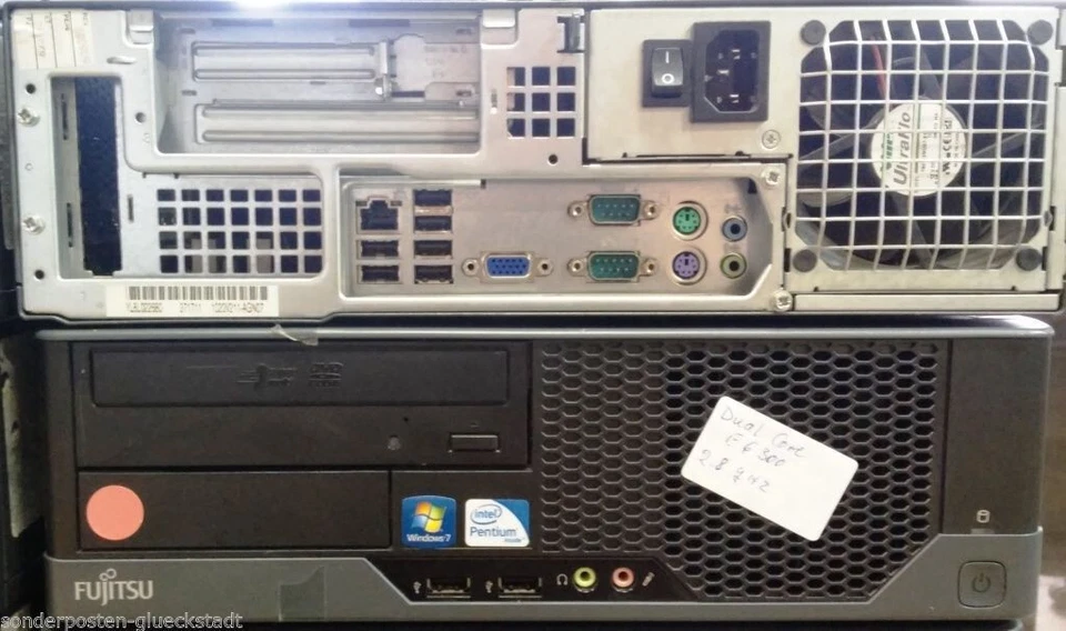 Fujitsu-Siemens Esprimo E7935 D2828 2x 2,6GHz 2GB DVD für Windows XP 7 32 bit - Bild 1 von 1