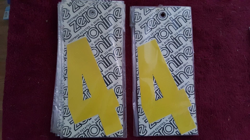 OLD SCHOOL BMX ZERONINE MATRÍCULA NÚMERO #4 4 MANGOSTA REDLINE GT JMC CW Foto 1 de 1