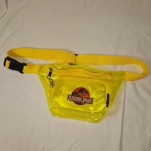 Marsupio Jurassic Park trasparente giallo fluo marsupio profusion cosmetici - Foto 1 di 6