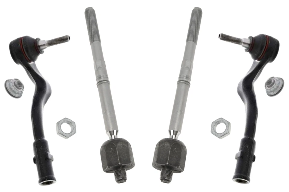 Set of 4 Front Inner/Outer Tie Rods End L+R for Audi A6 A6 Quattro Q5 RS7 S6 S7 - Image 1 of 1