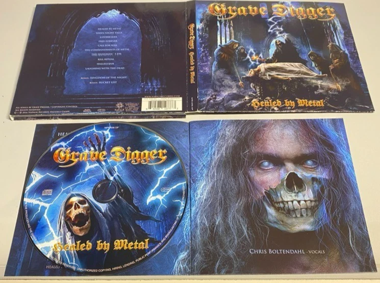 GRAVE DIGGER - ''HEALED BY METAL'' - RARE GERMAN POWER METAL DIGI CD 2016 - Bild 1 von 1