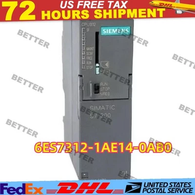 New Siemens 6ES7 312-1AE14-0AB0 6ES7312-1AE14-0AB0 SIMATIC S7-300 CPU 312 - Image 1 of 4