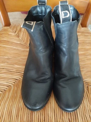 Дублин женщины лодыжки езды ботинки кожи черный Великобритании 3  - Изображение 1 из 4