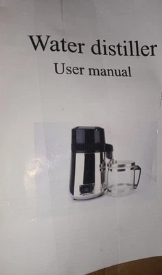 Destilador de água Vevor 4L 1,5L/H máquina de água destilada temporização temperatura dupla NOVO EM FOLHA - Imagem 1 de 4