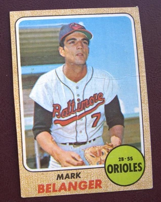 1968 Topps Mark Belanger (Baltimore Orioles #118 VG/EX - Image 1 of 2